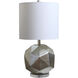 Canada 34 inch 100.00 watt Silver Table Lamp Portable Light