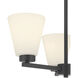 Strayhan 3 Light 18 inch Matte Black Chandelier Ceiling Light