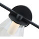 Cone LED 22 inch Black Bath Vanity Light Wall Light