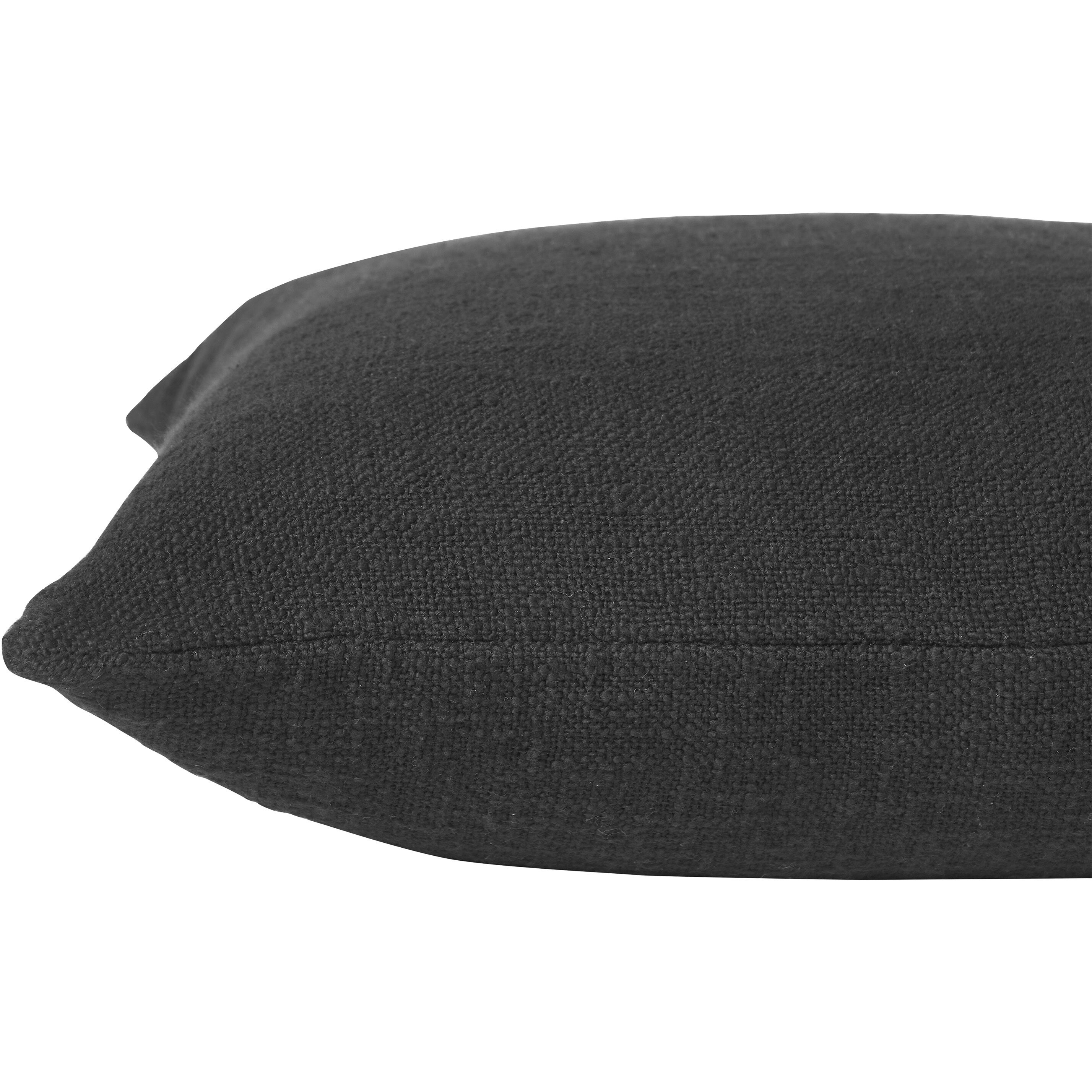 Rosso 22 inch Black Indoor Pillow