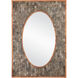 Ebba 41 X 29 inch Natural/Mirror Mirror