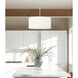 Linden LED 18 inch Brushed Nickel Pendant Ceiling Light