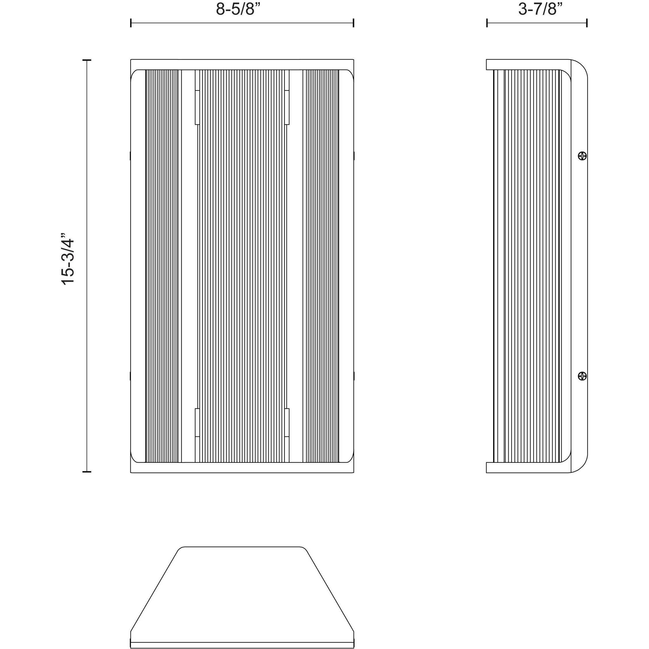 Sabre Wall/Vanity Light Wall Light in Vintage Brass