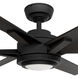 Melia 65 inch Matte Black Outdoor Ceiling Fan