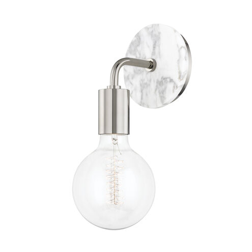 Chloe 1 Light 5 inch Polished Nickel Wall Sconce Wall Light