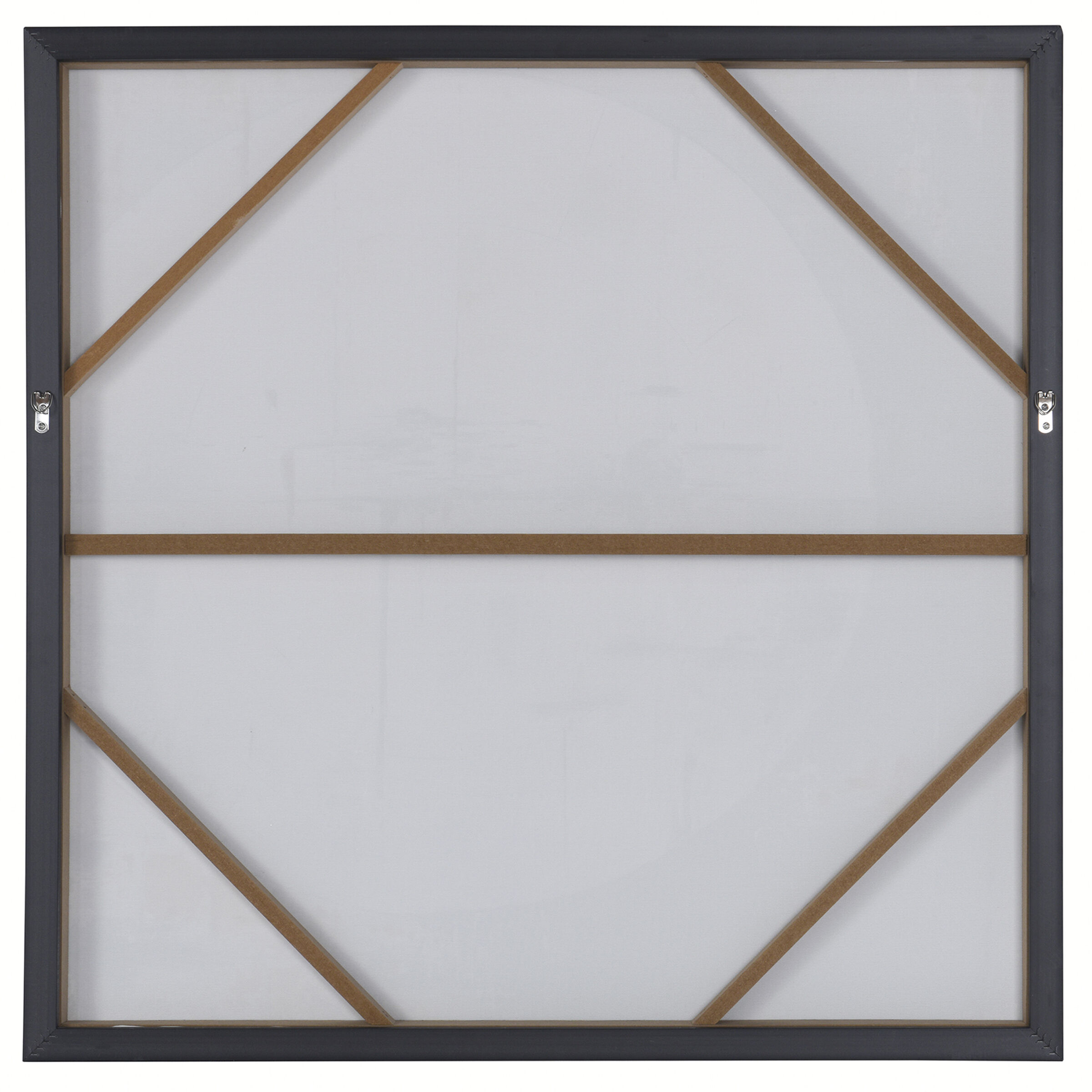 Moon Movement Multi - White and Blue and Black and Beige and Orange Wall Art