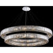 Rondelle 38 Light 72 inch Polished Chrome Pendant Ceiling Light in Firenze