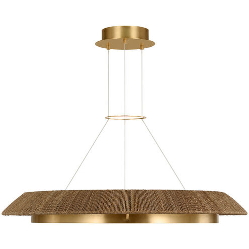 Sean Lavin Noa 1 Light 38.6 inch Hand Rubbed Antique Brass Chandelier Ceiling Light