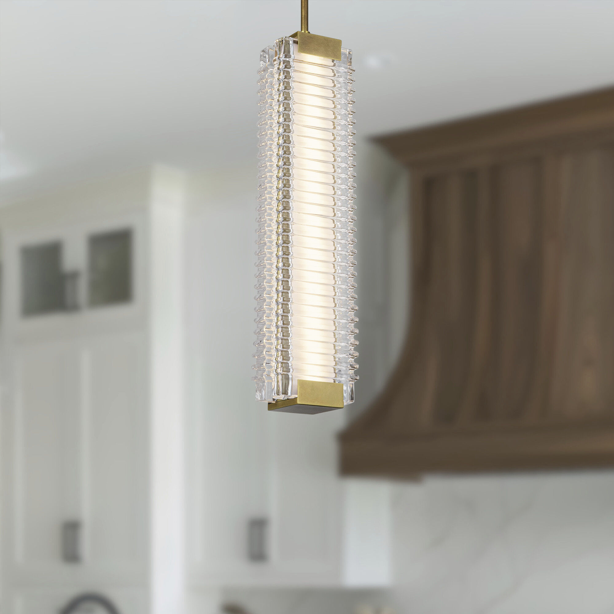 Alai Pendant Ceiling Light in Vintage Brass