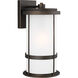 Wilburn 1 Light 20 inch Antique Bronze Outdoor Wall Lantern, Large