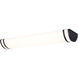 Glamour LED 24.02 inch Black Bath Vanity Light Wall Light