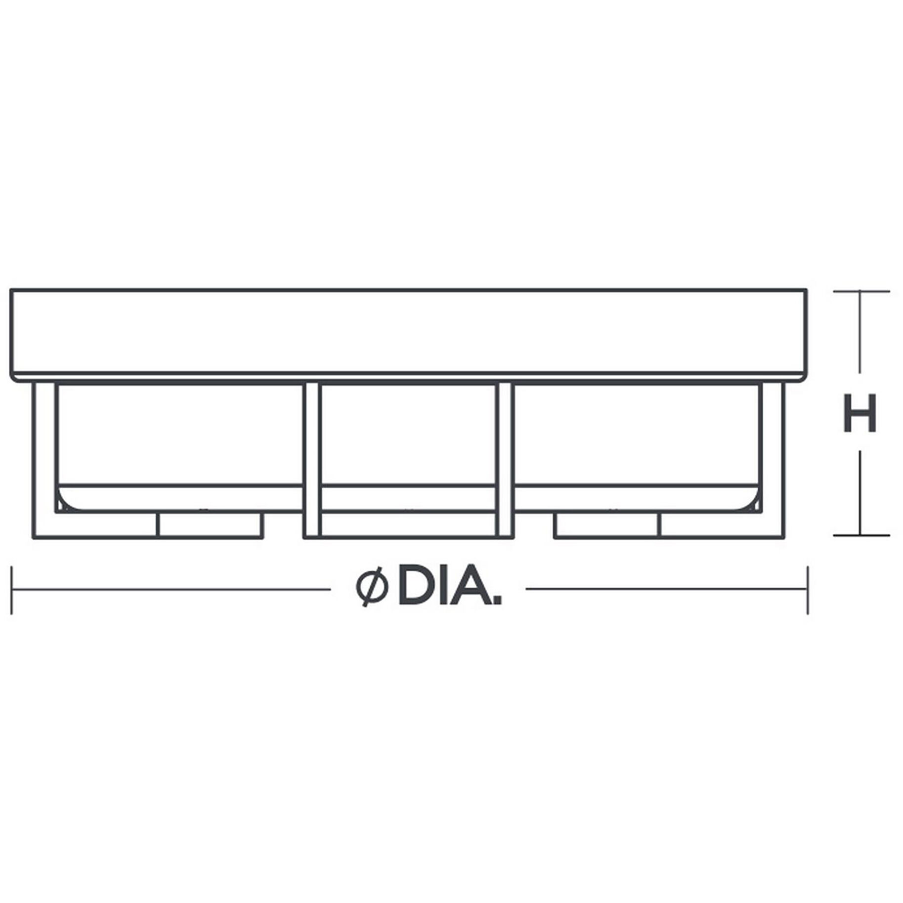 Beaumont LED 12 inch Textured Bronze Flush Mount Ceiling Light