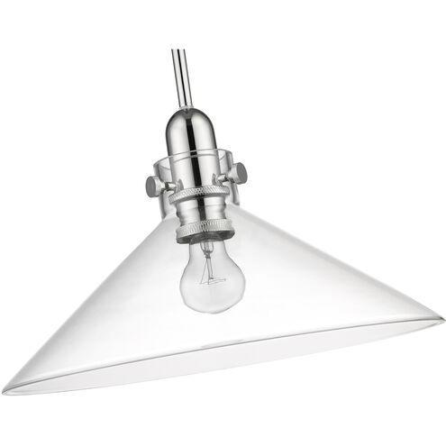 Dwyer 1 Light 15 inch Polished Nickel Pendant Ceiling Light