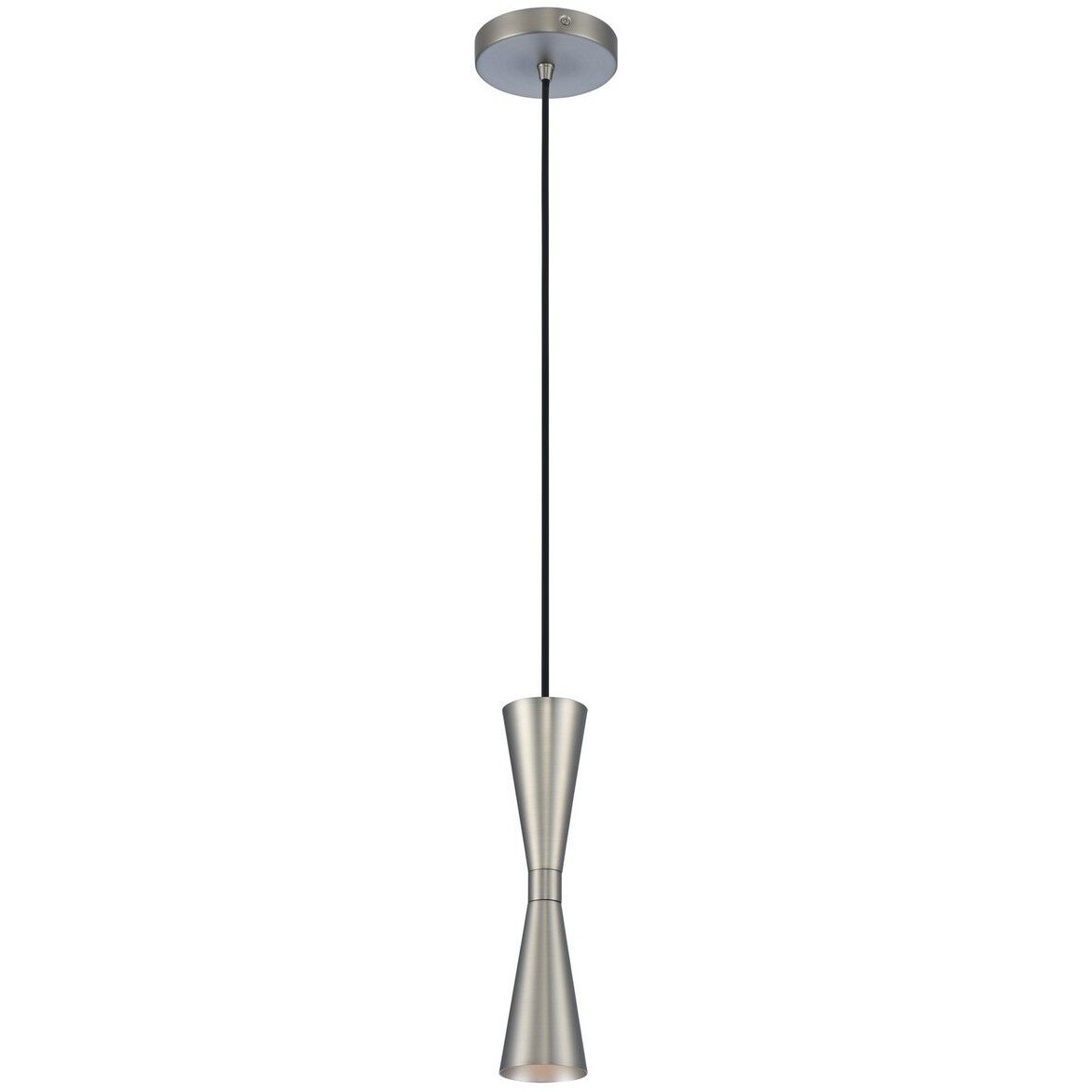 Milo LED 5 inch Satin Nickel Mini Pendant Ceiling Light