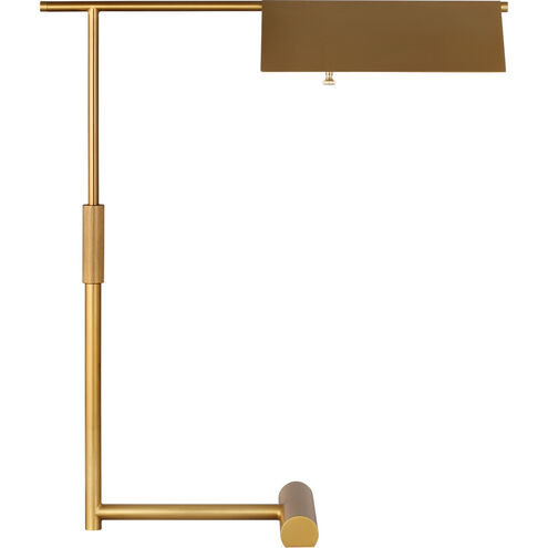 C&M by Chapman & Myers Foles 25 inch 9 watt Burnished Brass Task Table Lamp Portable Light