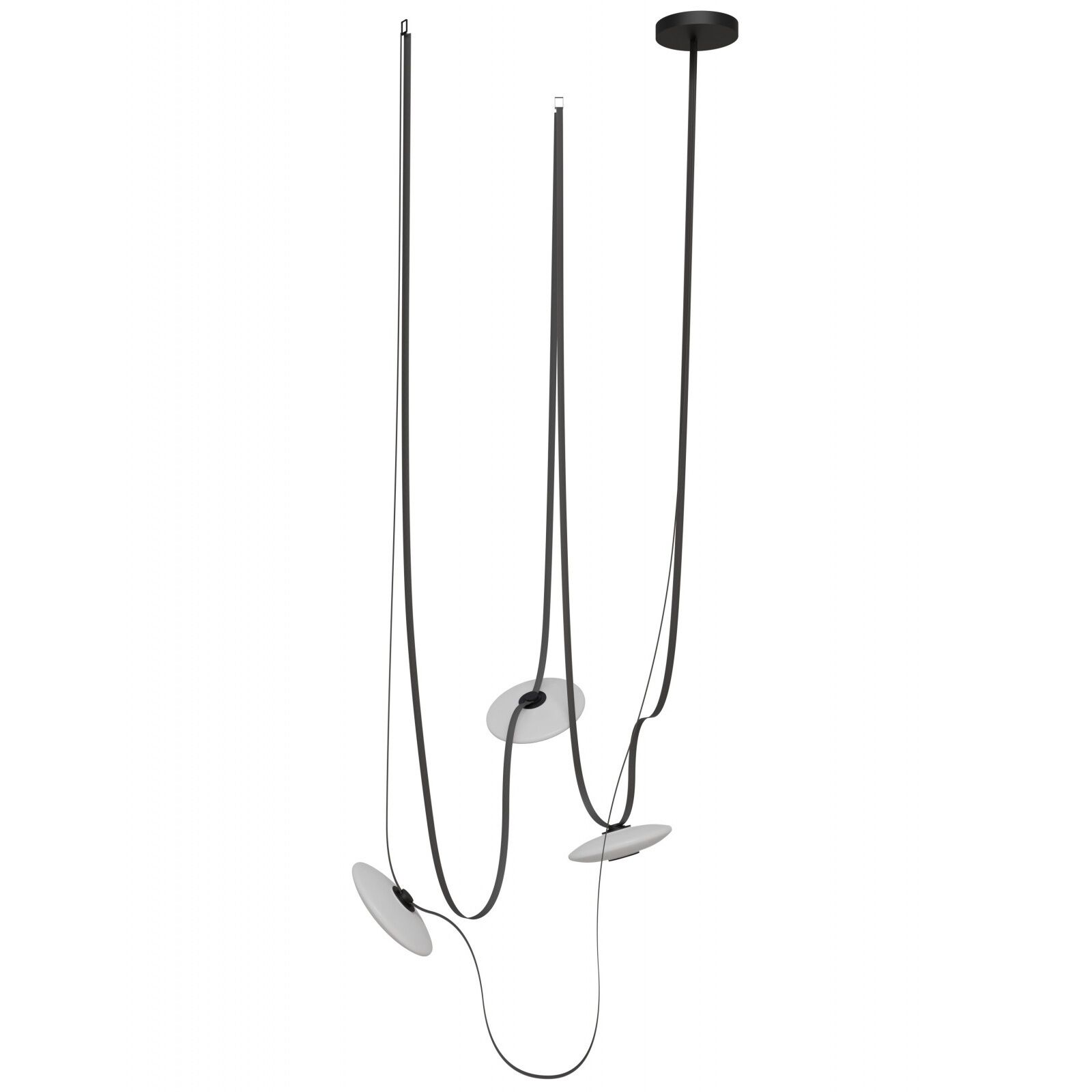 Fremont LED 8.5 inch Black Belt Chandelier Ceiling Light