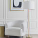 kate spade new york Monroe 61.88 inch 9.00 watt Burnished Brass with Coral Floor Lamp Portable Light in Burnished Brass / Coral