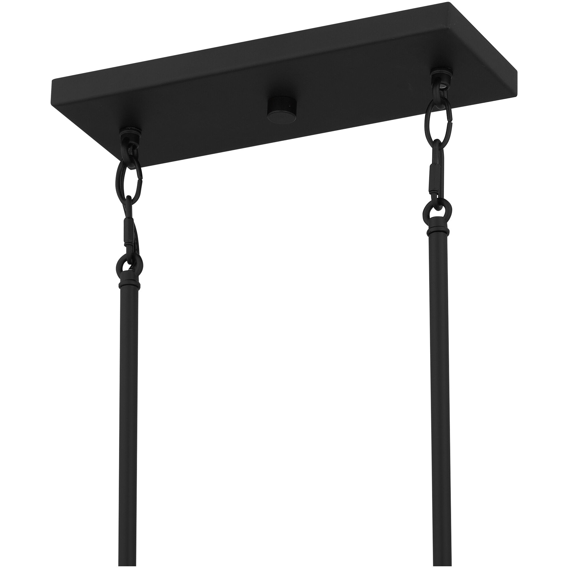 McIntire 4 Light 33.5 inch Matte Black Island Light Ceiling Light