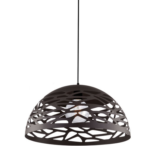 Coral LED 16 inch Black Pendant Ceiling Light