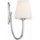 Juno Bath Wall Light in Polished Nickel