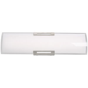 Allure LED 24 inch Brushed Nickel Bath Vanity Light Wall Light