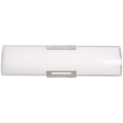 Allure LED 24 inch Brushed Nickel Bath Vanity Light Wall Light