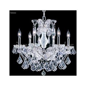 Maria Theresa Grand 6 Light 23 inch Silver Crystal Chandelier Ceiling Light, Grand