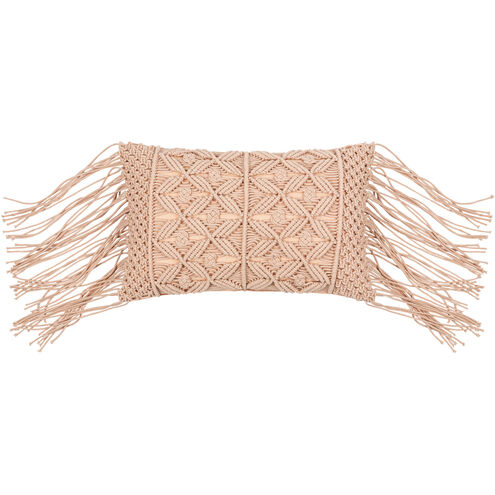 Punta 22 inch Dusty Pink Pillow Kit in 14 x 22, Lumbar