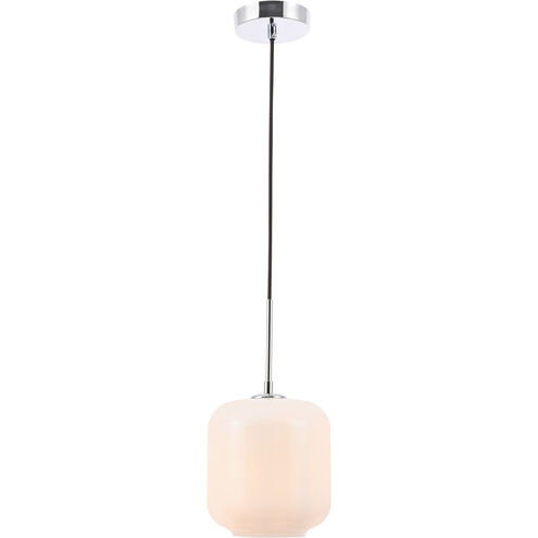 Collier 1 Light 7.3 inch Chrome Pendant Ceiling Light