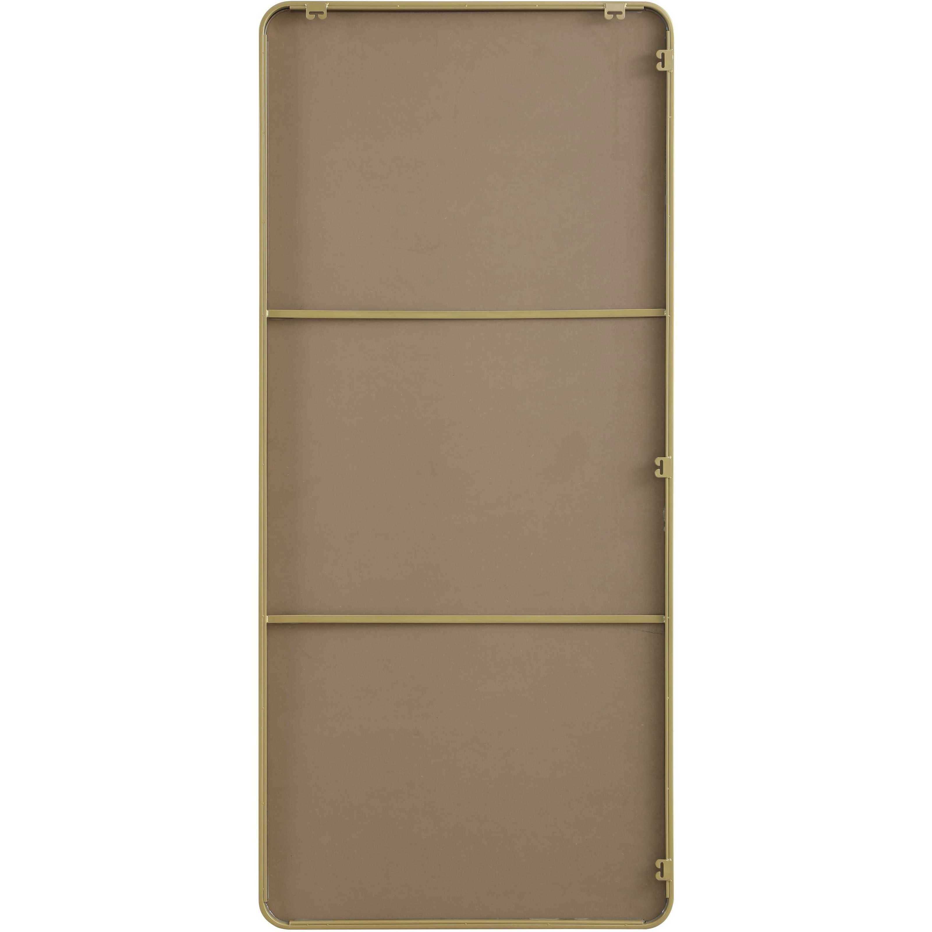 Remy 72 X 32 inch Brass Mirror