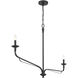 Velena 2 Light 7.5 inch Dark Matte Black Chandelier Ceiling Light