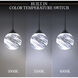 Beyond Quest LED 23 inch Black Multi-Light Pendant Ceiling Light, Round Canopy