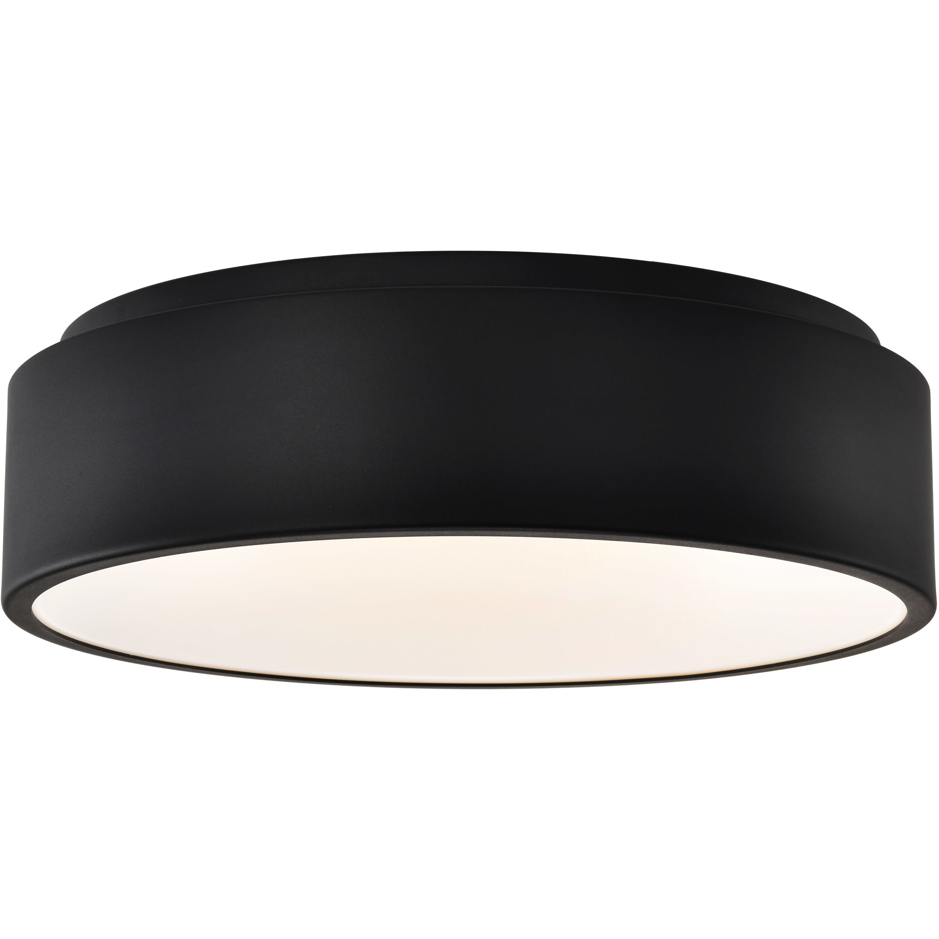 Orbit LED 17.75 inch Black Flush Mount Ceiling Light