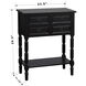 Barrett 23.5 X 11.75 inch Black Console Table
