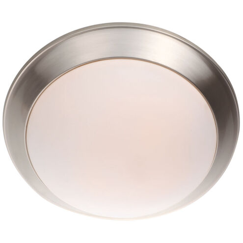 Valletta 1 Light 12 inch Satin Nickel Flush Mount Ceiling Light