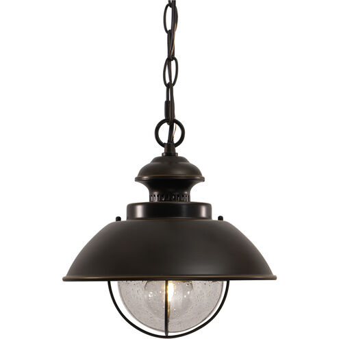 Harwich LED 10 inch Burnished Bronze Outdoor Pendant