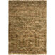 Galloway 36 X 24 inch Grass Green, Khaki, Dark Brown Rug
