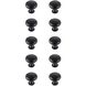 Cadon Matte Black Hardware Cabinet Knob, Set of 10