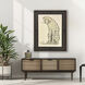 Golden Cheetah Black and Metallic Framed Art
