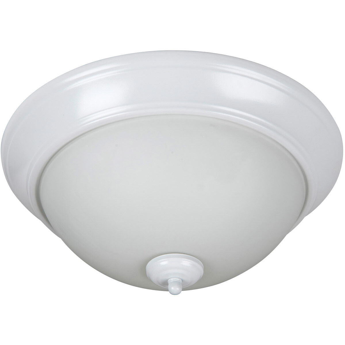 Pro Builder 3 Light 15 inch White Flushmount Ceiling Light