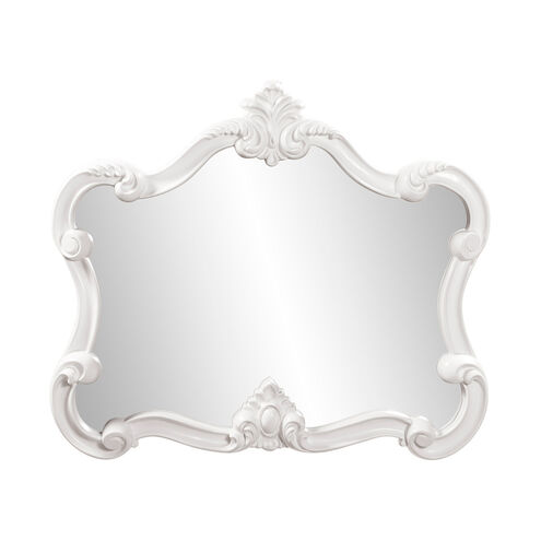 Veruca 32 X 28 inch Glossy White Wall Mirror