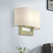 ADA Wall Sconces 2 Light 15 inch Antique Brass ADA Large ADA Sconce Wall Light, Large