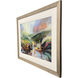 The Yellow House Blue and Green and Red and Orange Framed Art