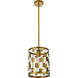 Levante 1 Light 10 inch Brass Pendant Ceiling Light