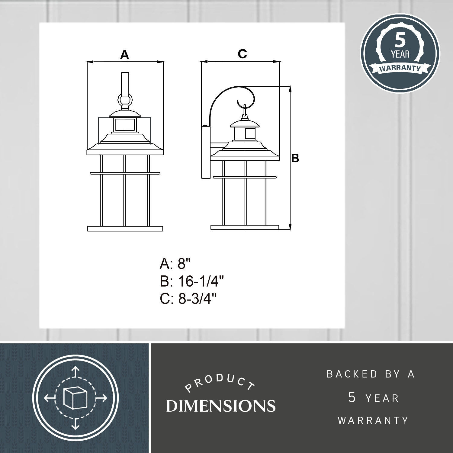 Melbourne Oil Rubbed Bronze Outdoor Motion Sensor