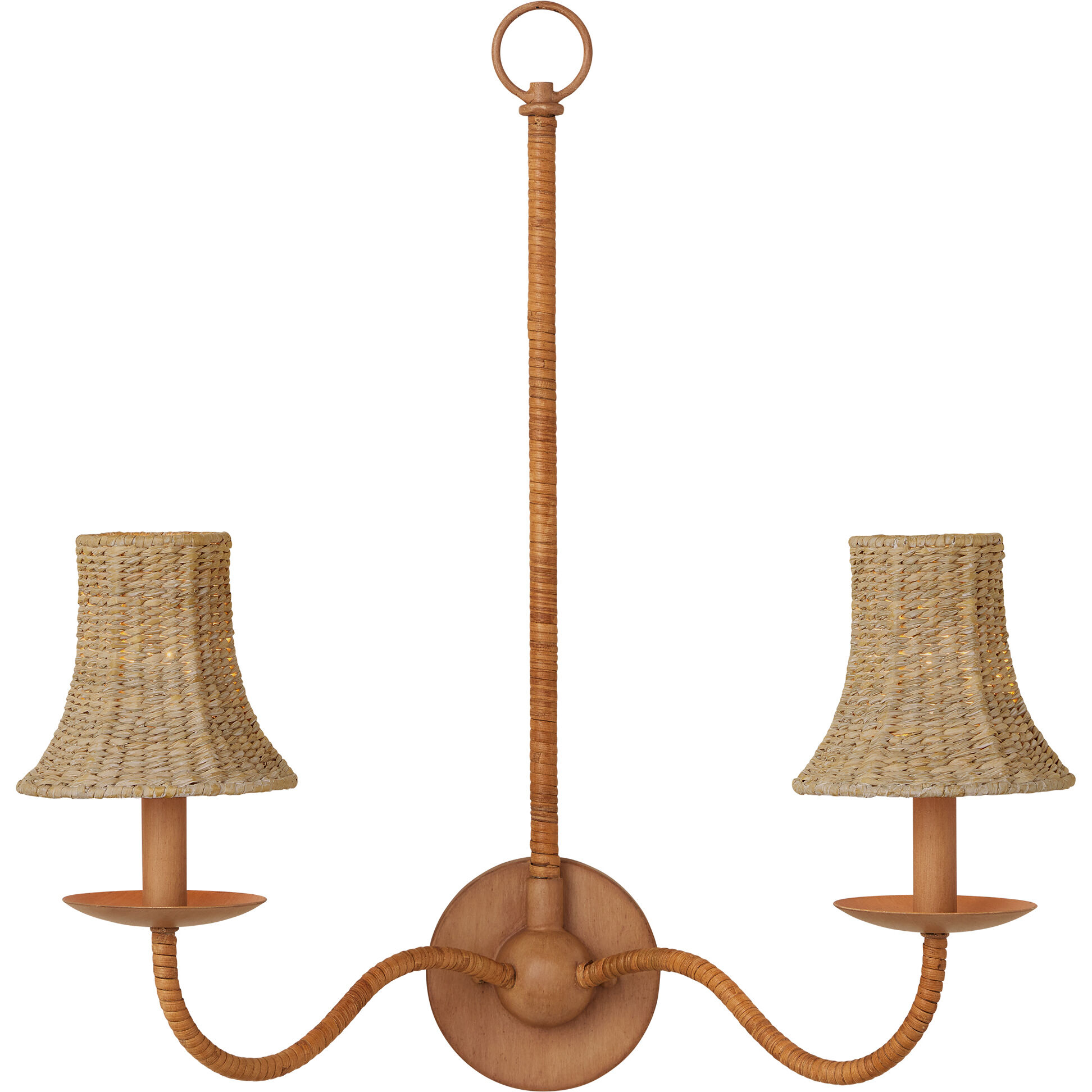 Bell Natural 5.5 inch Chandelier Shade, Suzanne Duin Collection