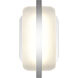 Curvato LED 5.5 inch Polished Chrome with White Vanity Light Wall Light