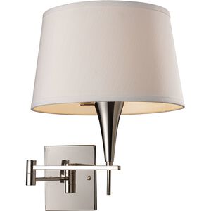 Joshua 22 inch 150 watt Polished Chrome Swingarm Sconce Wall Light in Standard