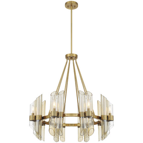 Biltmore 8 Light 30 inch Warm Brass Chandelier Ceiling Light