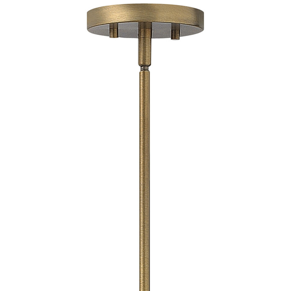 Fulton 4 Light 18 inch Bronze with Heirloom Brass Indoor Foyer Pendant Ceiling Light